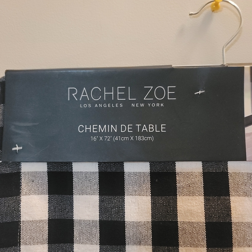 Rachel Zoe Table Runner With Ghost Tassles - Picture 2 of 3